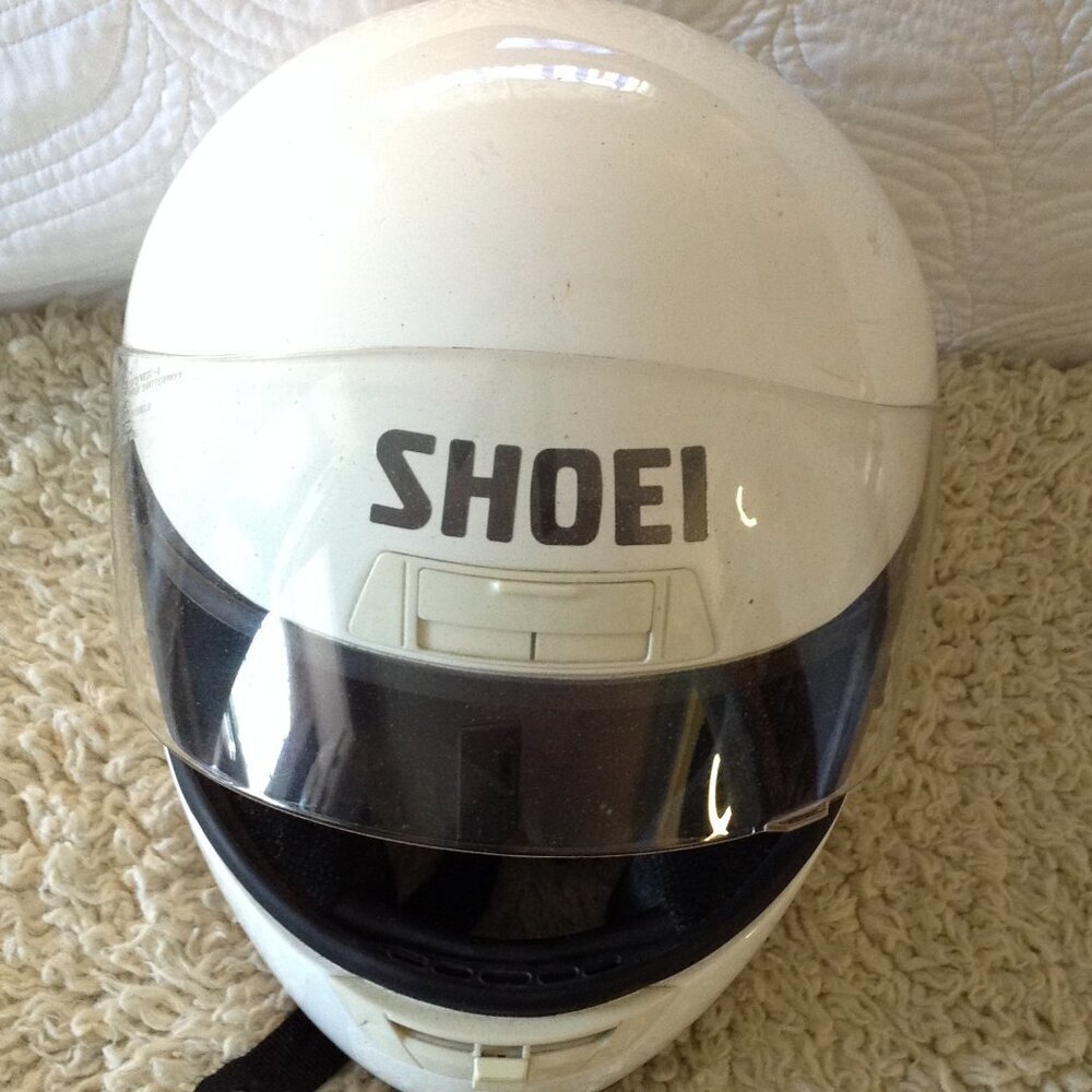 VTG SHOEI X8 Aero Silence Motorcycle Helmet; Crotch Rocket, Moto-Cross Racing.